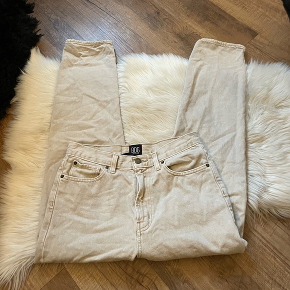 BDG Tan Slim Straight Jeans - Picture 2 of 4